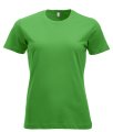 Dames T-shirt Clique New Classic-T Appel Groen